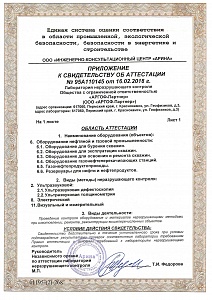 Certificate of Accreditation of the NDT Laboratory